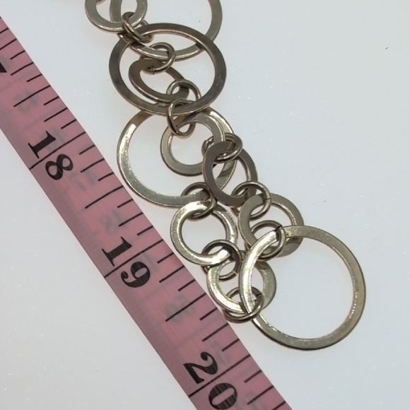 Chico's Gold Circle Link Necklace - Picture 5 of 5